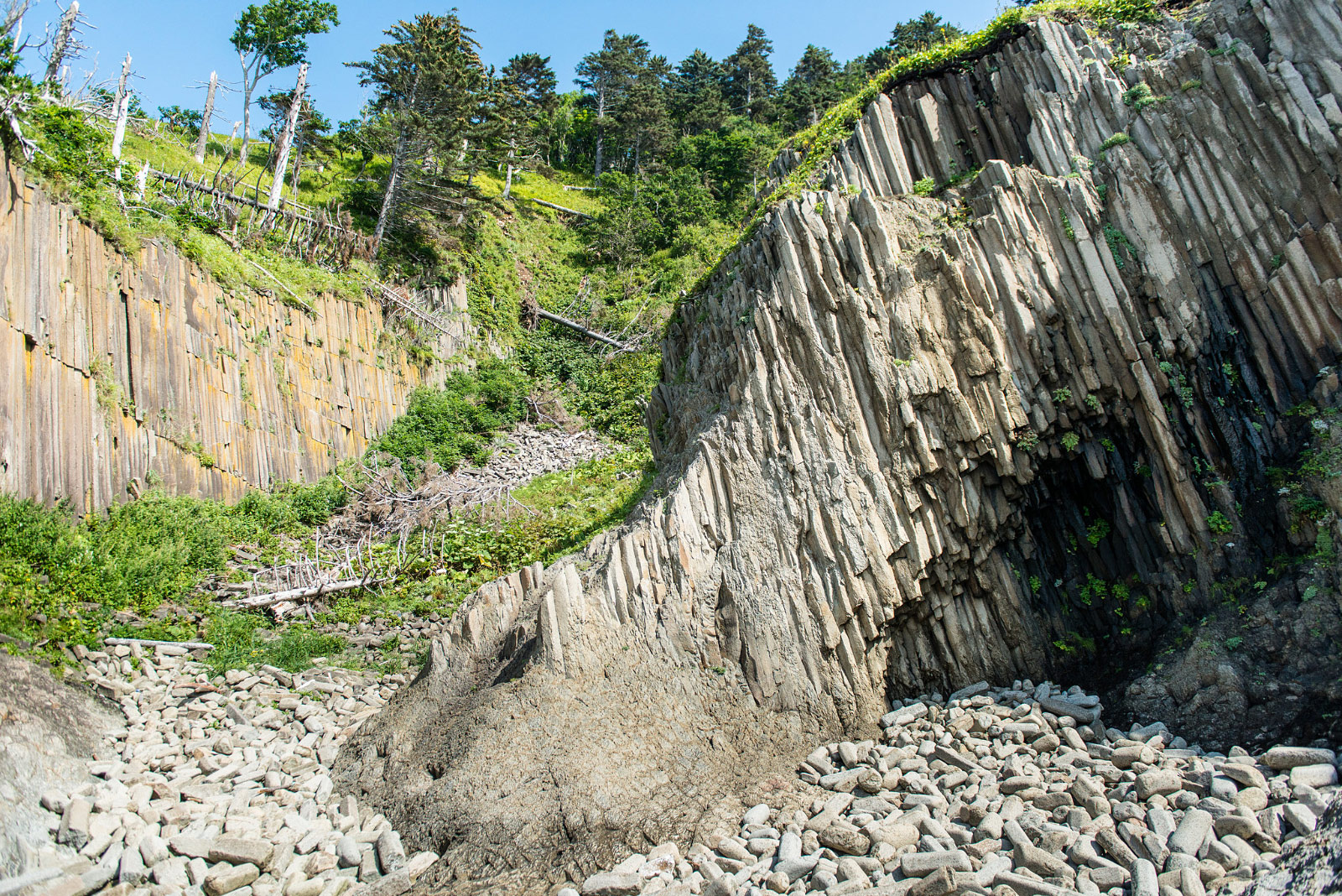 Cape Stolbchaty, Kunashir